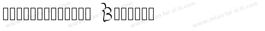 jackarmstrong B字体转换